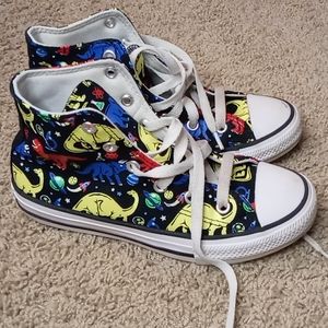 Boys Dinosaur Hightop Converse